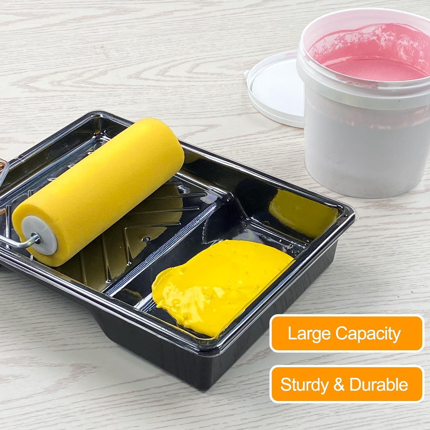 Paint Tray Liners + 18 PCS Paint Roller Covers