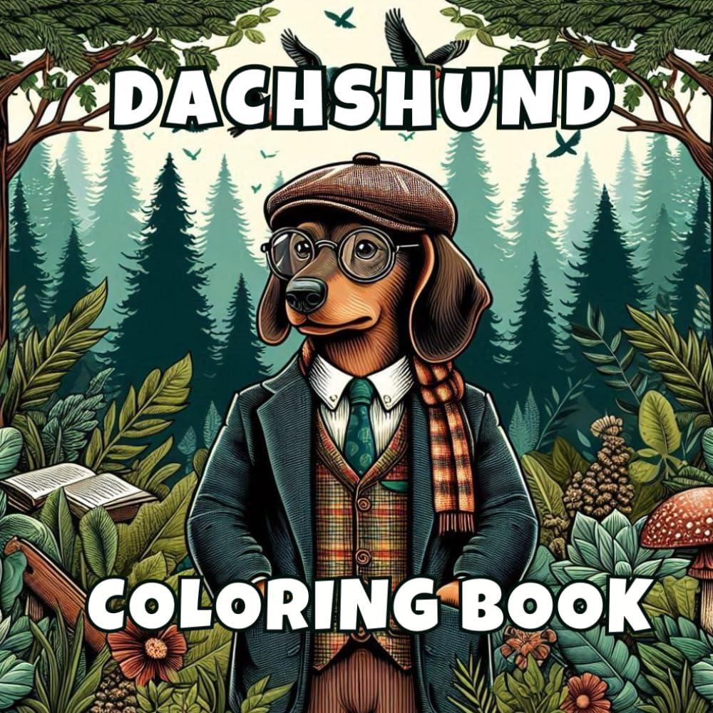 Dachshund Coloring Book
