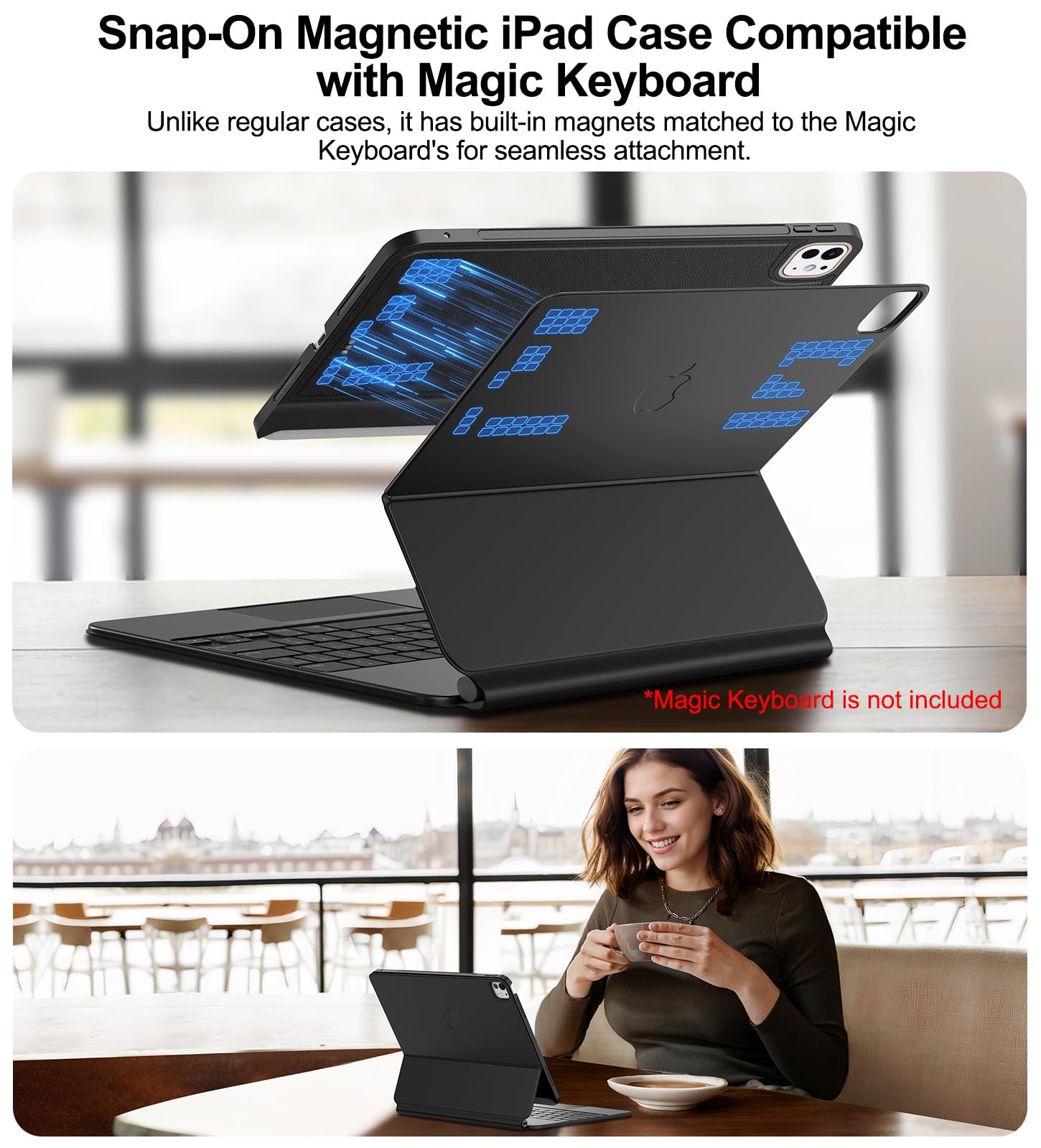 Amazon.com: Matekxy Magic-Keyboard Compatible Case for iPad Pro 11