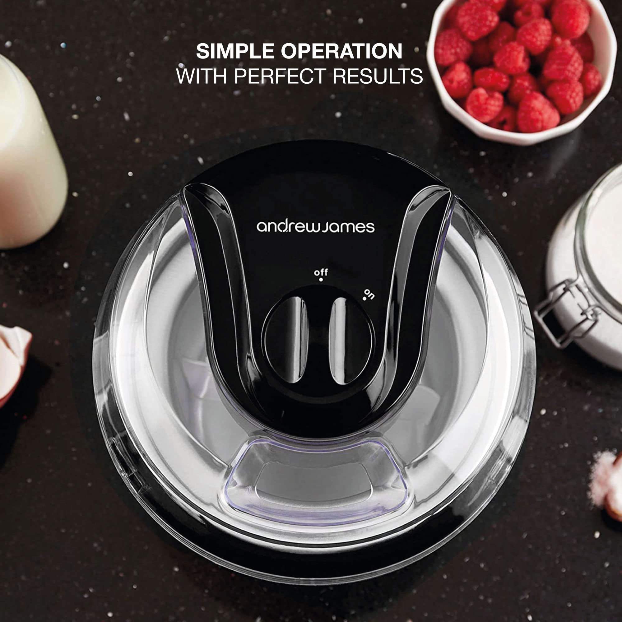 Buy Andrew James Ice Cream Maker Machine Frozen Yoghurt Sorbet Maker
