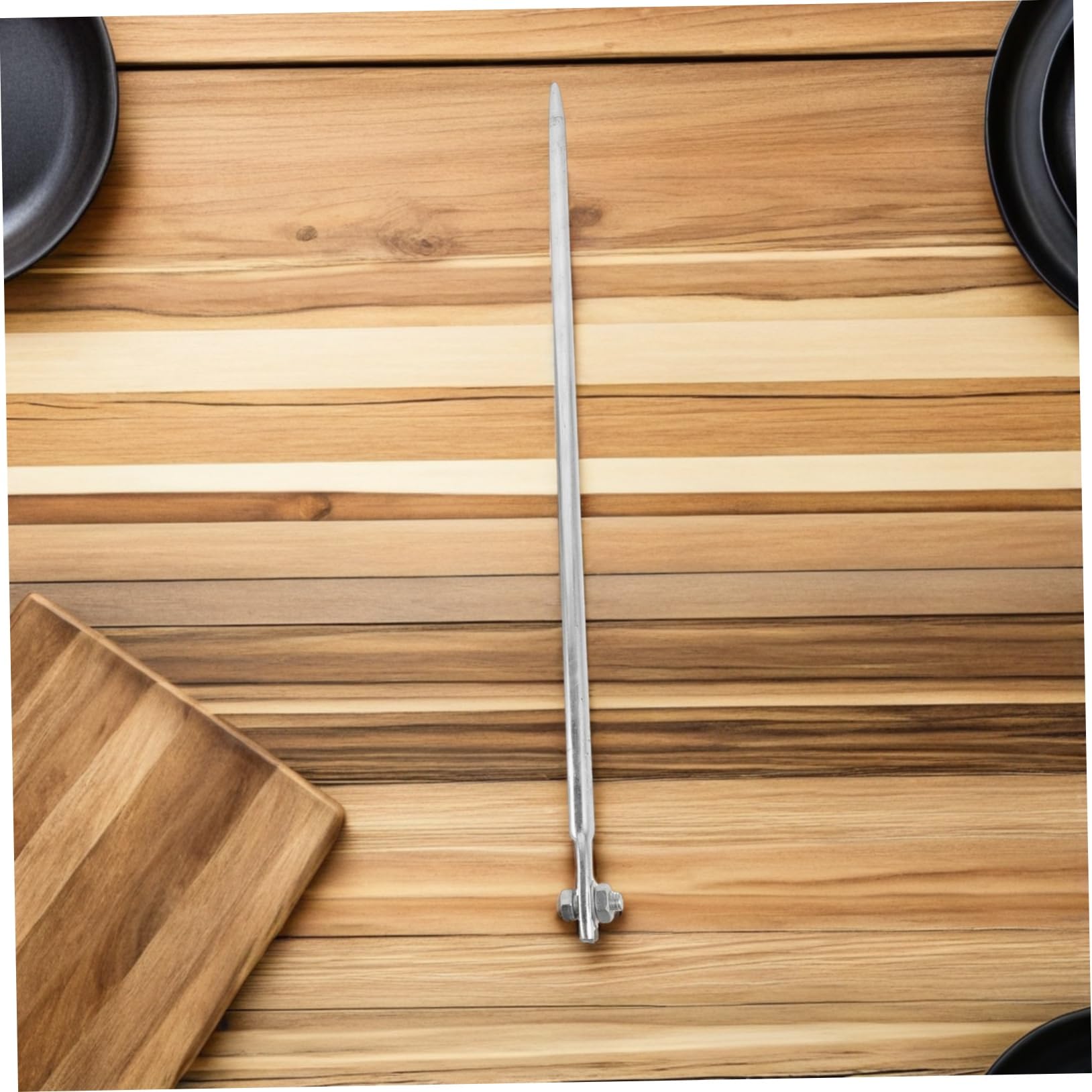 SHINEOFI 3 Pezzi Picchetti Zincati per Messa a Terra in Ferro 50cm per Impianto Elettrico Residenziale, Riduce la Resistenza di Terra Installazione Rapida