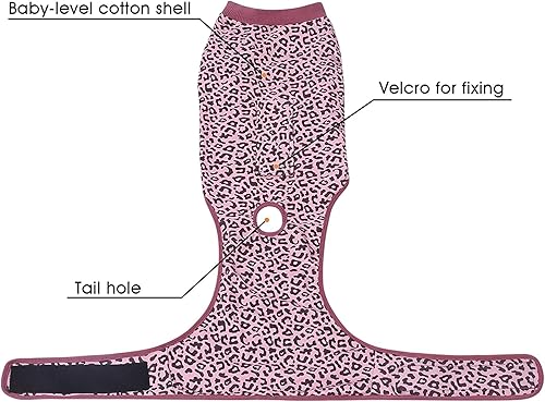 Miniatura 3 de Jiupety Traje para perro para recuperación quirúrgica, body para perro para herida abdominal después de la cirugía, collar electrónico sustituto,