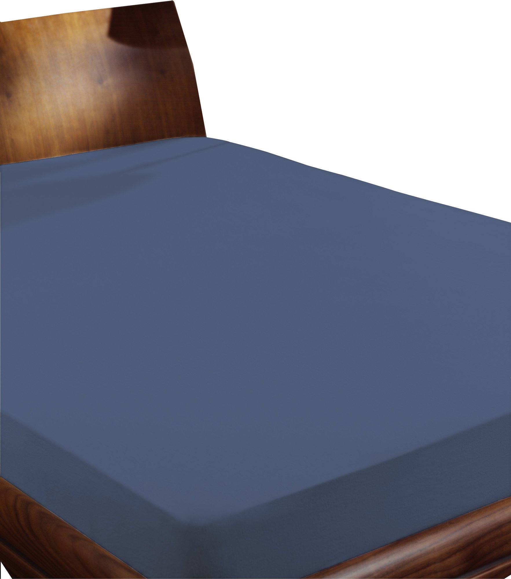 Primera Spannbettlaken Mako Satin 100% Baumwolle Ecru 140-160 x 200 cm