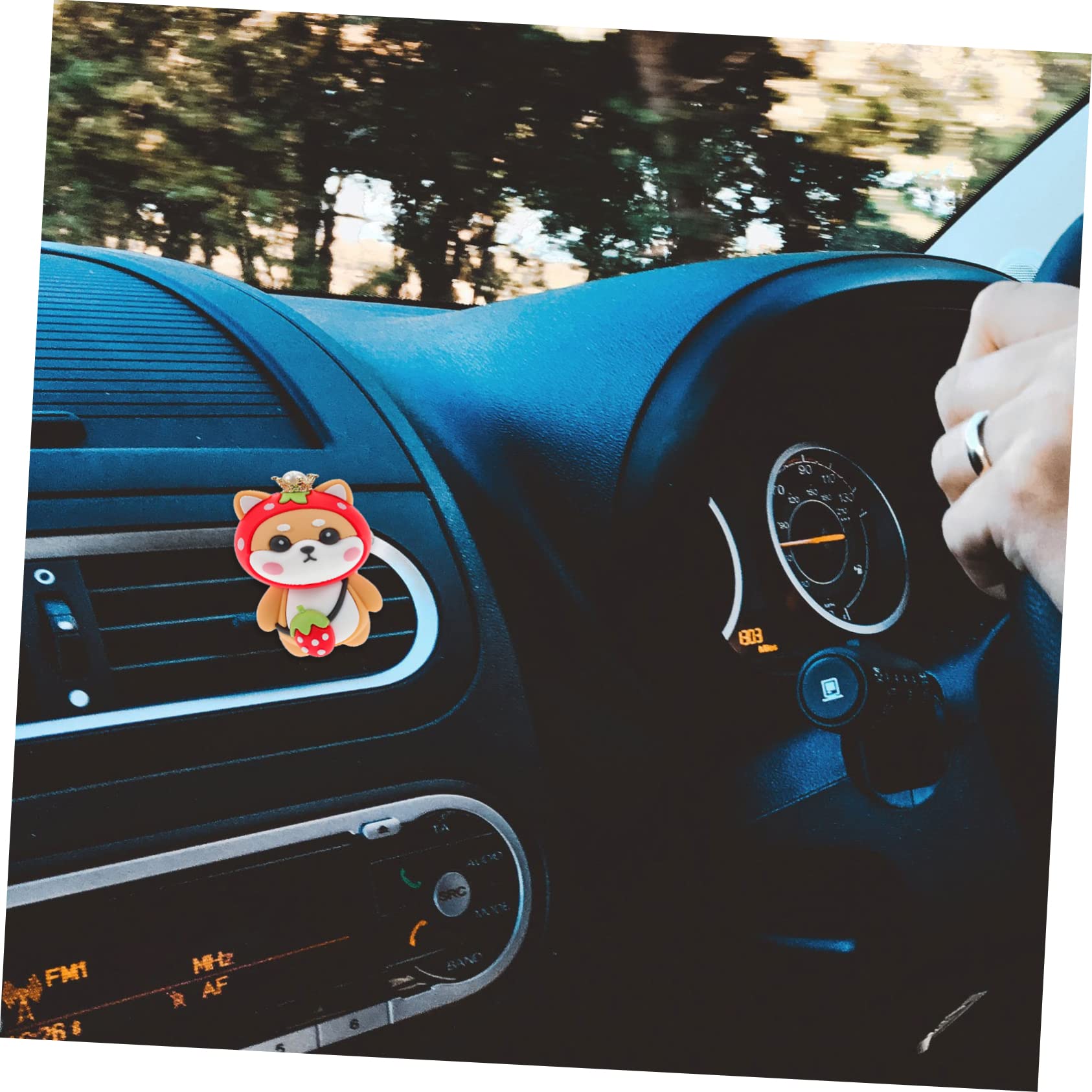 iplusmile 3pezzi Diffusore Per Auto Clip Decorazione Divertente Forma Di Cagnolino Per Bocchetta Aria Profumatore Per Interni Auto Ufficio e Bagno
