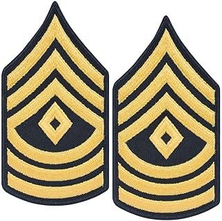 Army First Sergeant 1SG E8 Cloth Rank for ASU Size Male