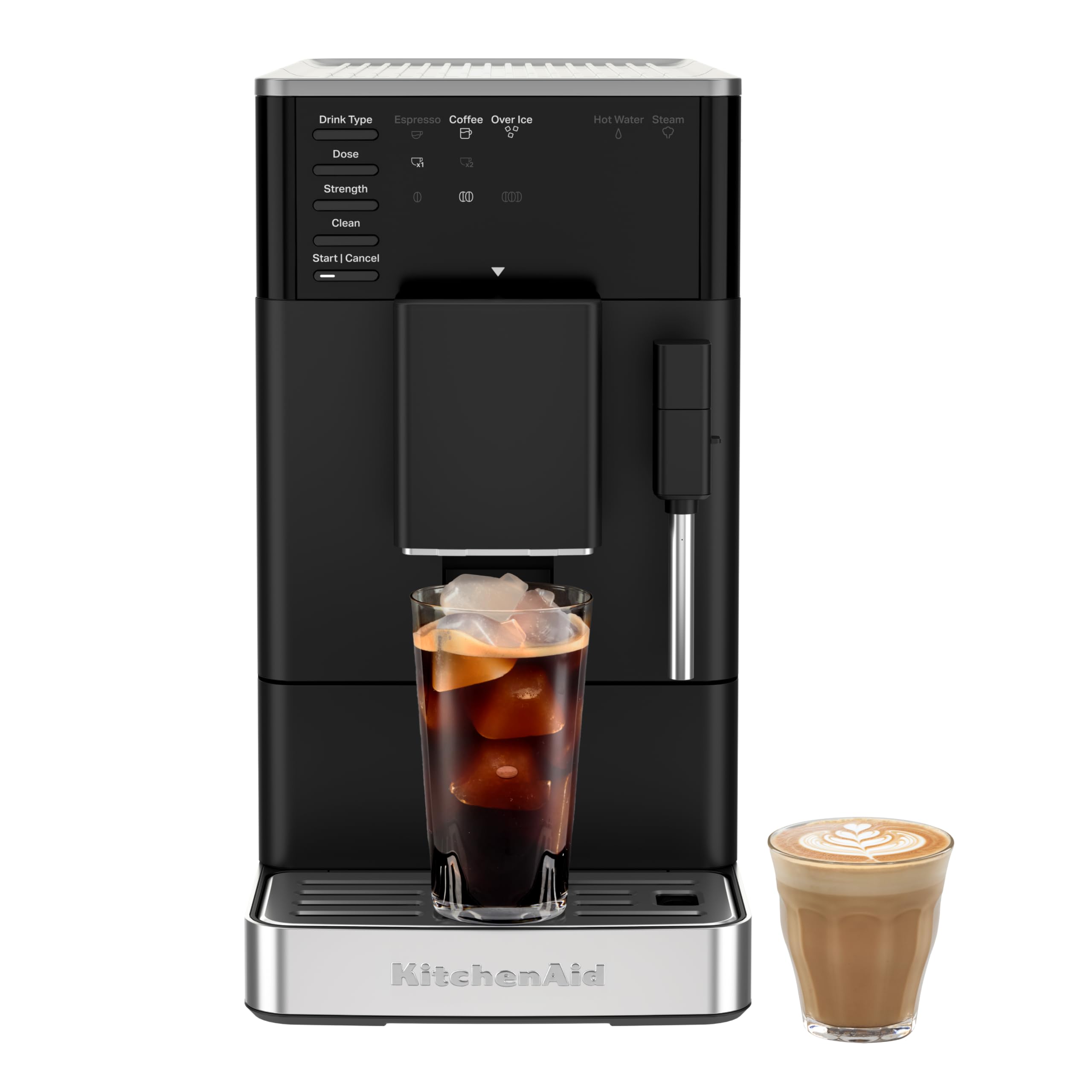 Kitchenaid Fully Automatic Espresso Machine With Iced Coffee Kf2-Matte Black