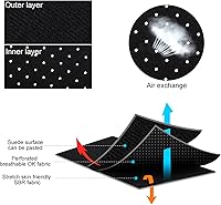 Vista 7 de Envoltura de compresión de ingle, soporte de cadera con 2 barras de soporte de resorte integradas, diseño abierto, doble presión y ajuste