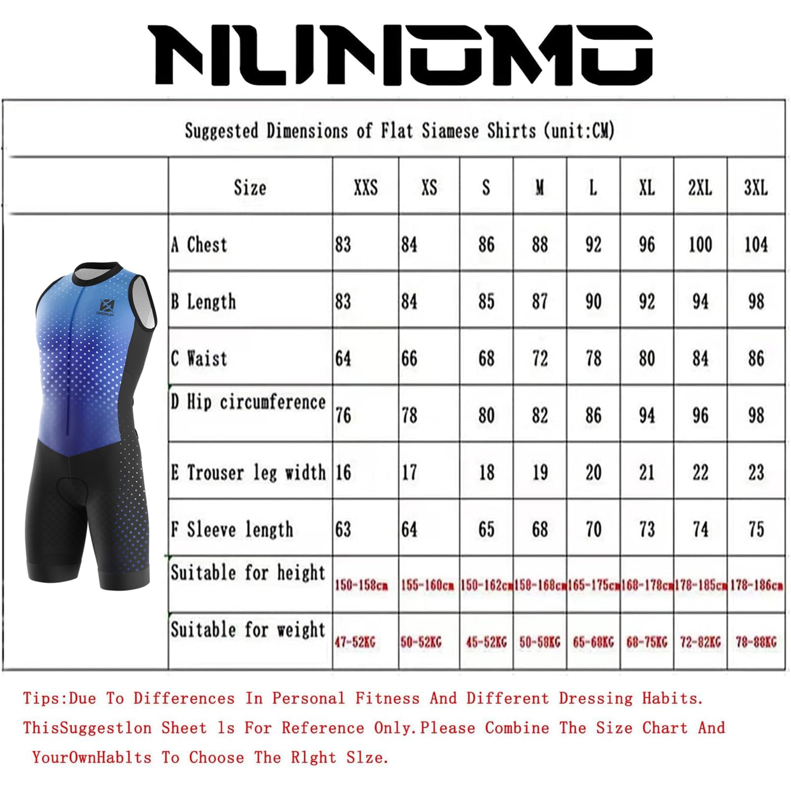 Tuta da Triathlon a Maniche Corte da Uomo, MTB Body Trisuit Cycling Skinsuit with Gel Pad per da uomo, a compressione,Nuoto/Corsa/Ciclismo