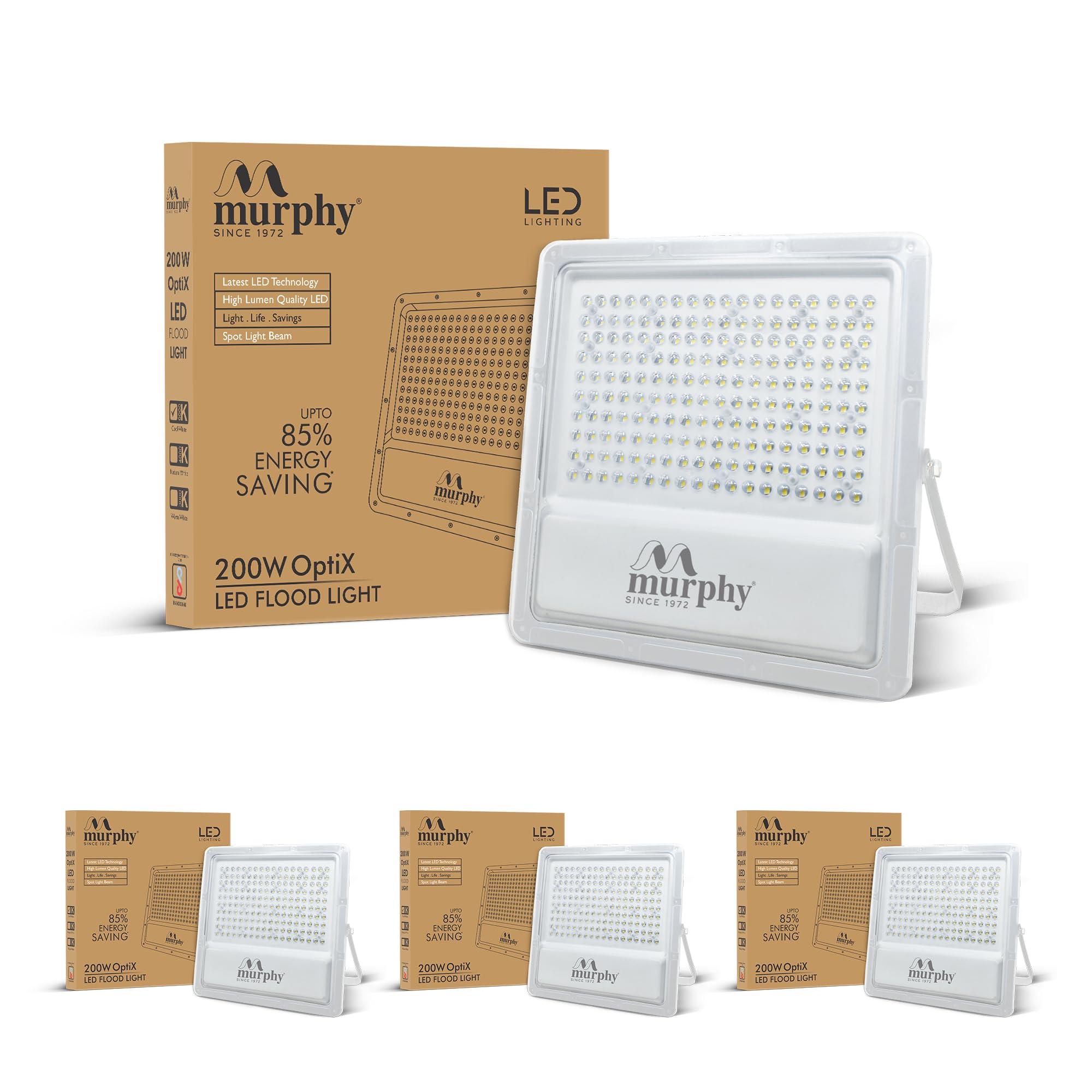 See full amazon price history chart for Murphy Lens Model LED 200W LED Flood Light, IP65 Rated Outdoor Light Pack of 4 (Cool White, BIS Approved) Murphy Lens Model LED 200W LED Flood Light, IP65 Rated Outdoor Light Pack of 4 (Cool White, BIS Approved) (B0CWKPS96D) Amazon Price History, Amazon Price Tracker