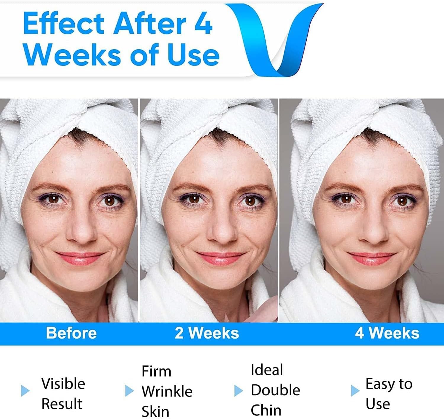 Massager Électrique en V pour le Visage,Électrostimulateur Édition 2026 Appareil de Soins du Visage avec Technologie EMS,Lumière Rouge et Bleue,5 Modes de Traitement
