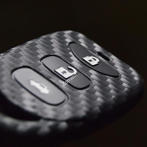 Funda de silicona de carbono para Hyundai Elantra Genesis Coupe Sonata y Kia Forte Optima Rondo Spectra 4 botones Funda de silicona de carbono para Hyundai Elantra Genesis Coupe Sonata y Kia Forte Optima Rondo Spectra 4 botones