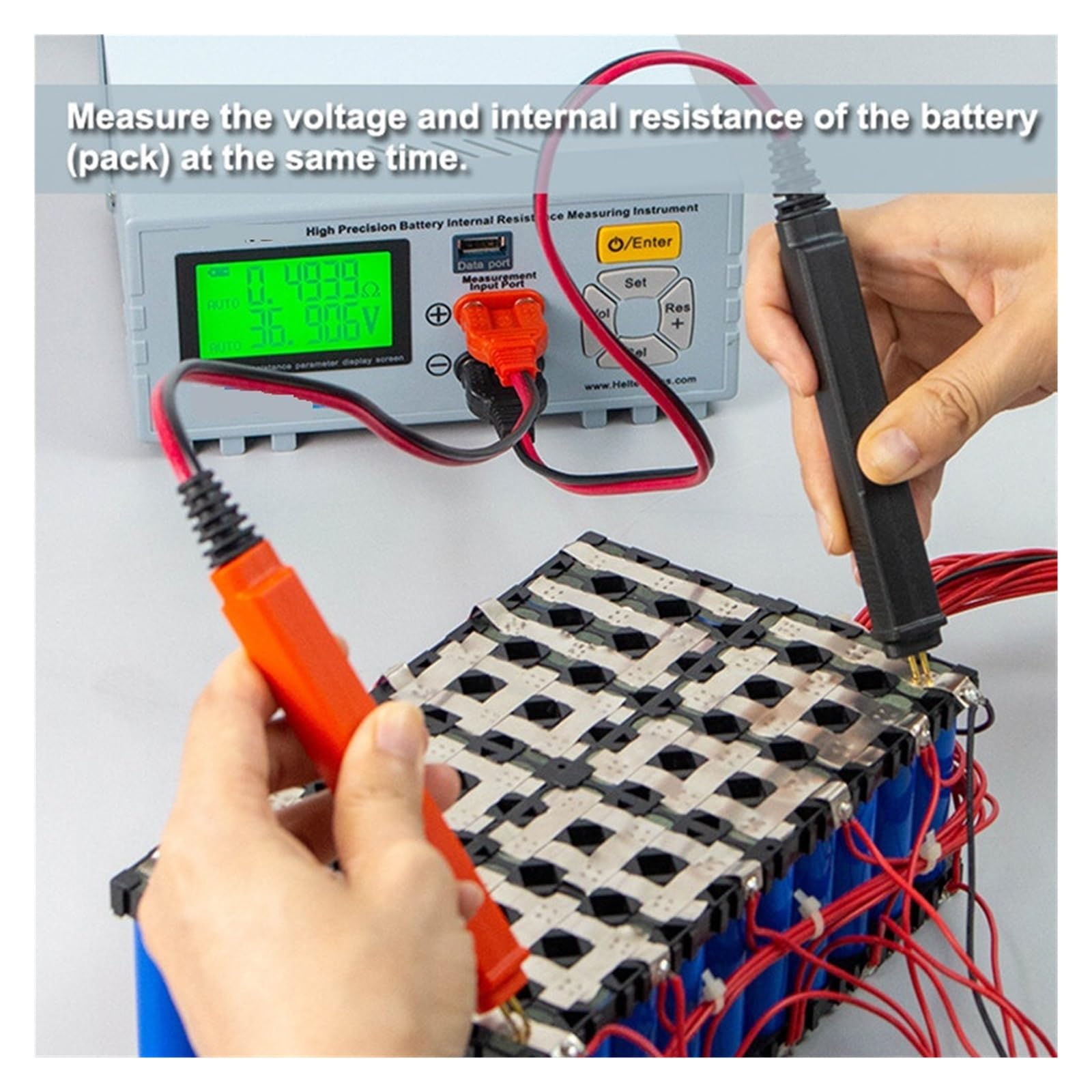 Tester per Batterie, Strumento for tester di resistenza interna del pacco batteria al litio alta precisione/tensione for
