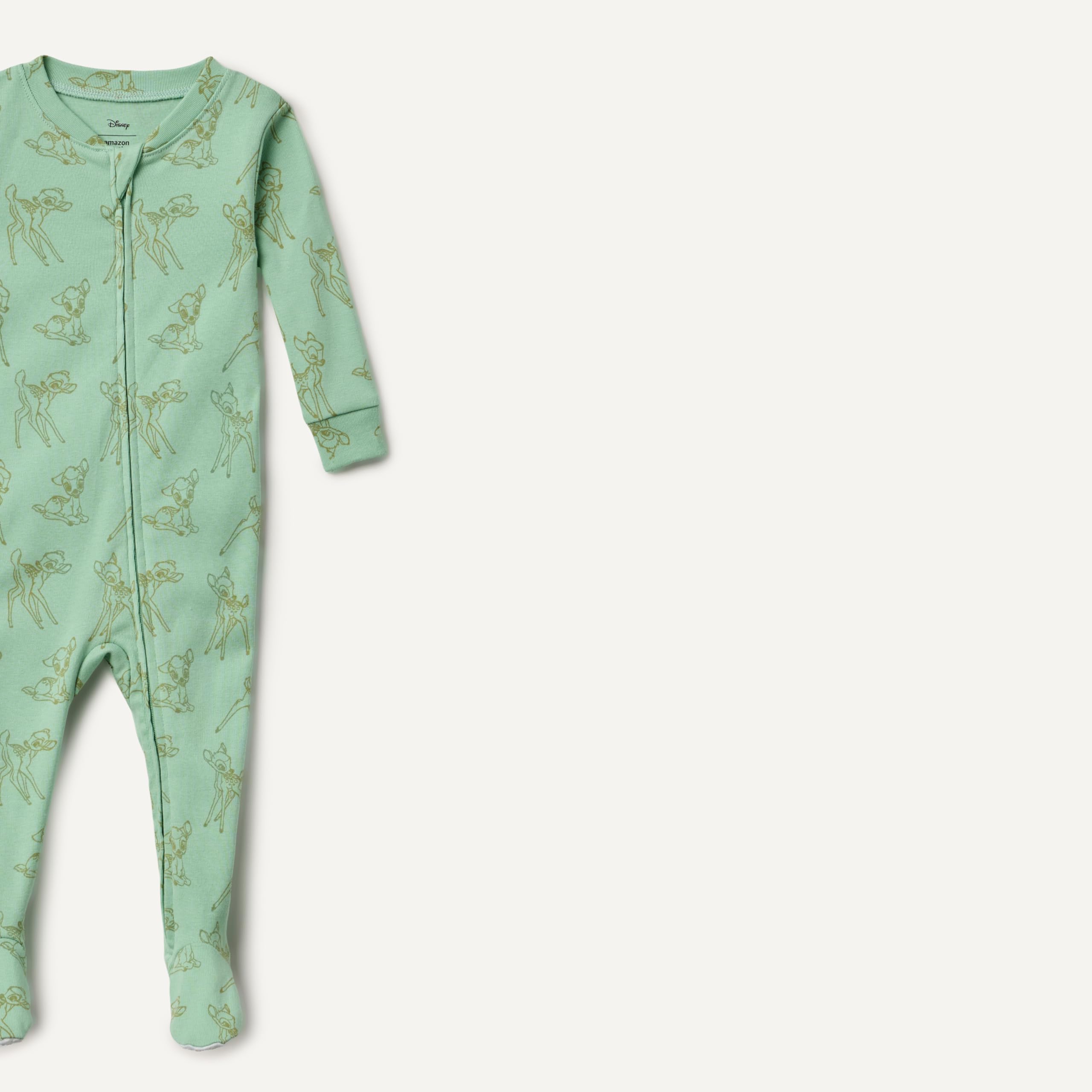 Amazon Essentials Unisex bebé Pijama Ceñido de Algodón con Pies