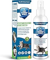 YURTKUMAS Cat Deterrent Spray: Indoor Outdoor Repellent Stops Scratching Furniture, Urine Marking - Natural Anti-Scratch Training Aid (Blue)