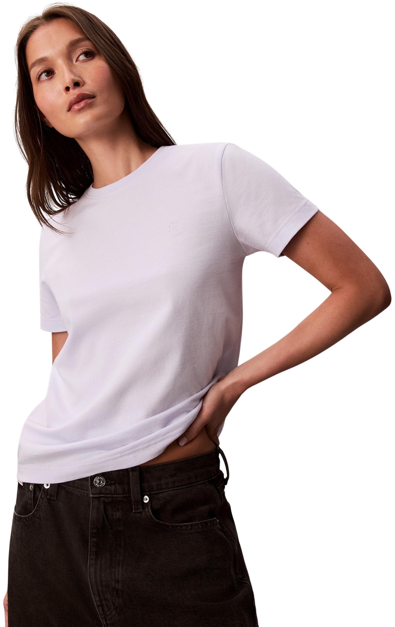 Calvin Klein Koszulki Kobiety Archive Jersey Crew Tee Eu Lv047b224g