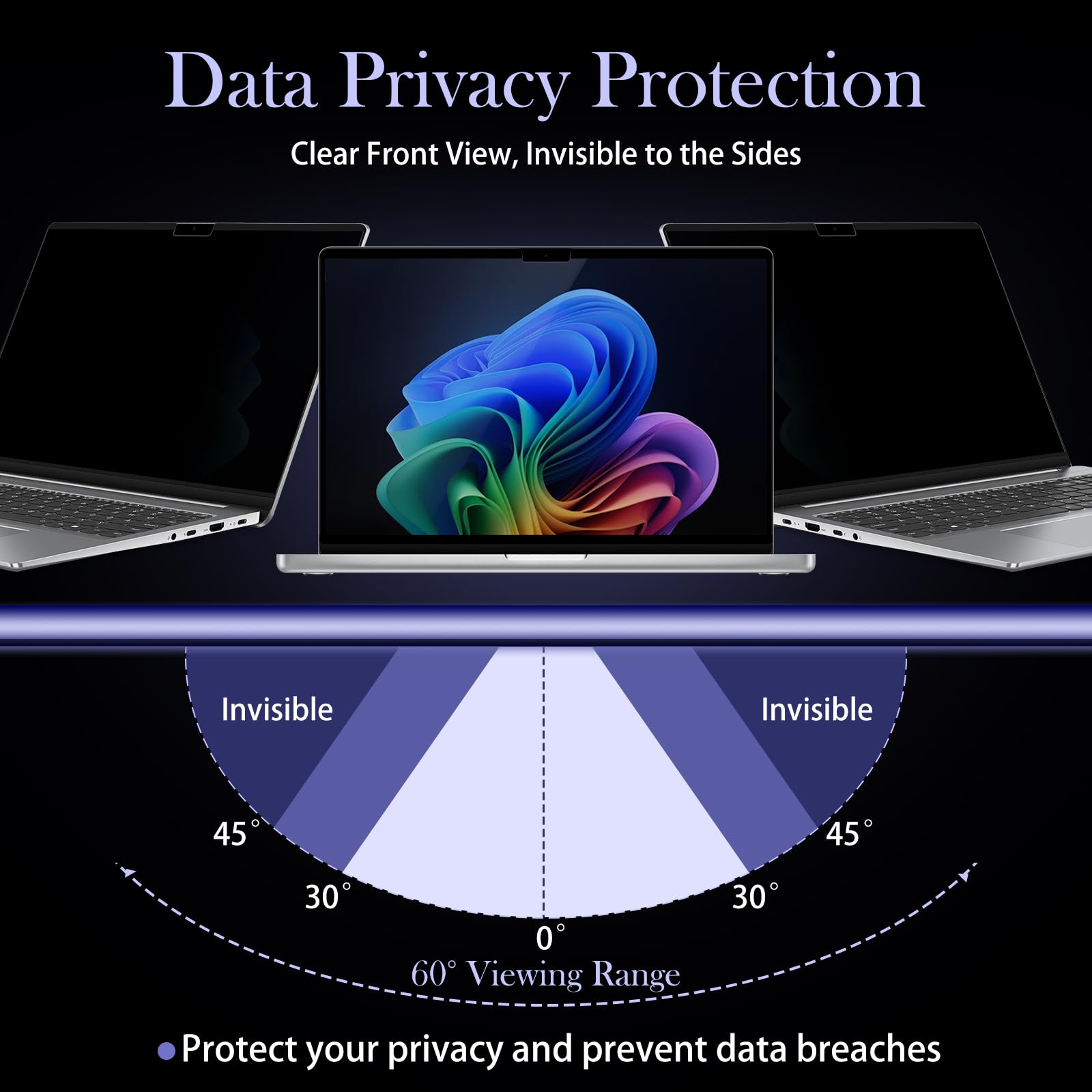 Magnético Filtro de Privacidad para 13,8 Pulgadas Microsoft Surface Laptop 7, Anti Luz Azul, Antirreflectante, Protector de Pantalla de Privacidad Extraíble para 13,8" Surface Laptop 7