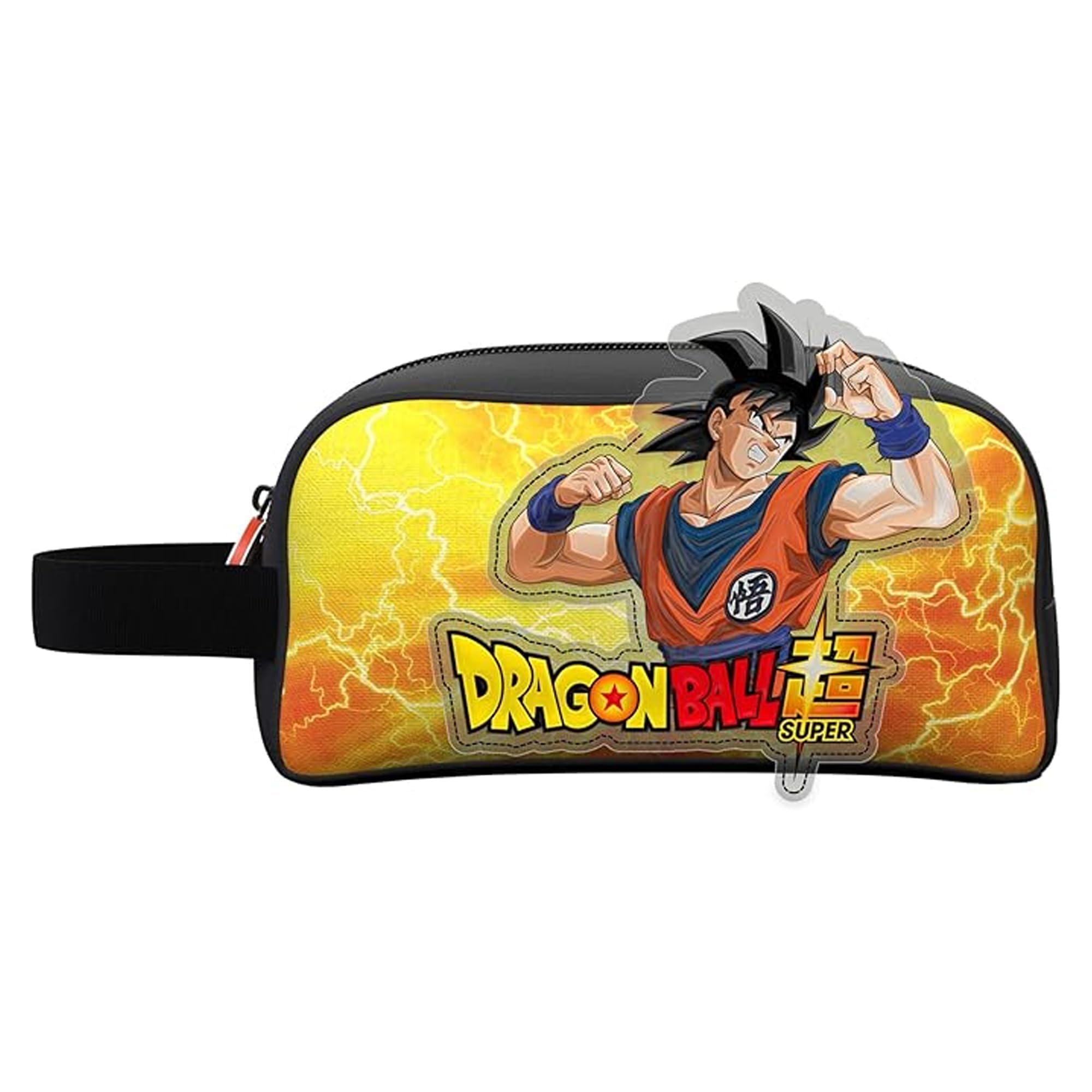 CYPBRANDS CyP Brands- Dragon Ball, Neceser, Bolsa de Aseo, Baño, Viaje, Lonchera, Bolsa merienda, Multicolor, Producto Oficial