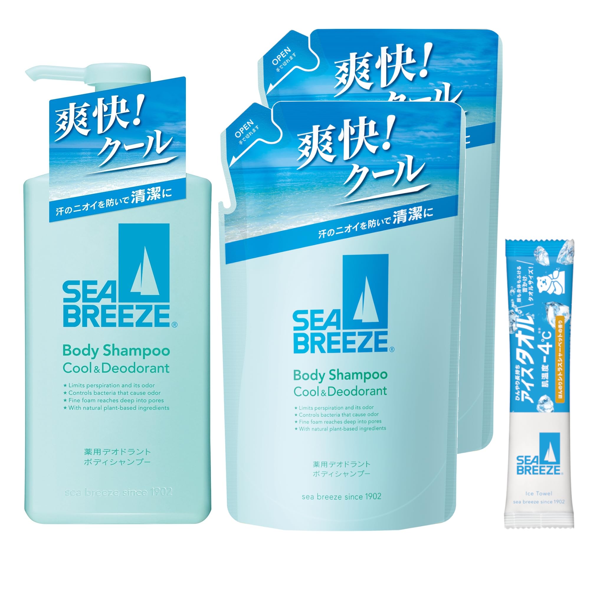 Amazon | シーブリーズ SEA BREEZE ボディシャンプー クール