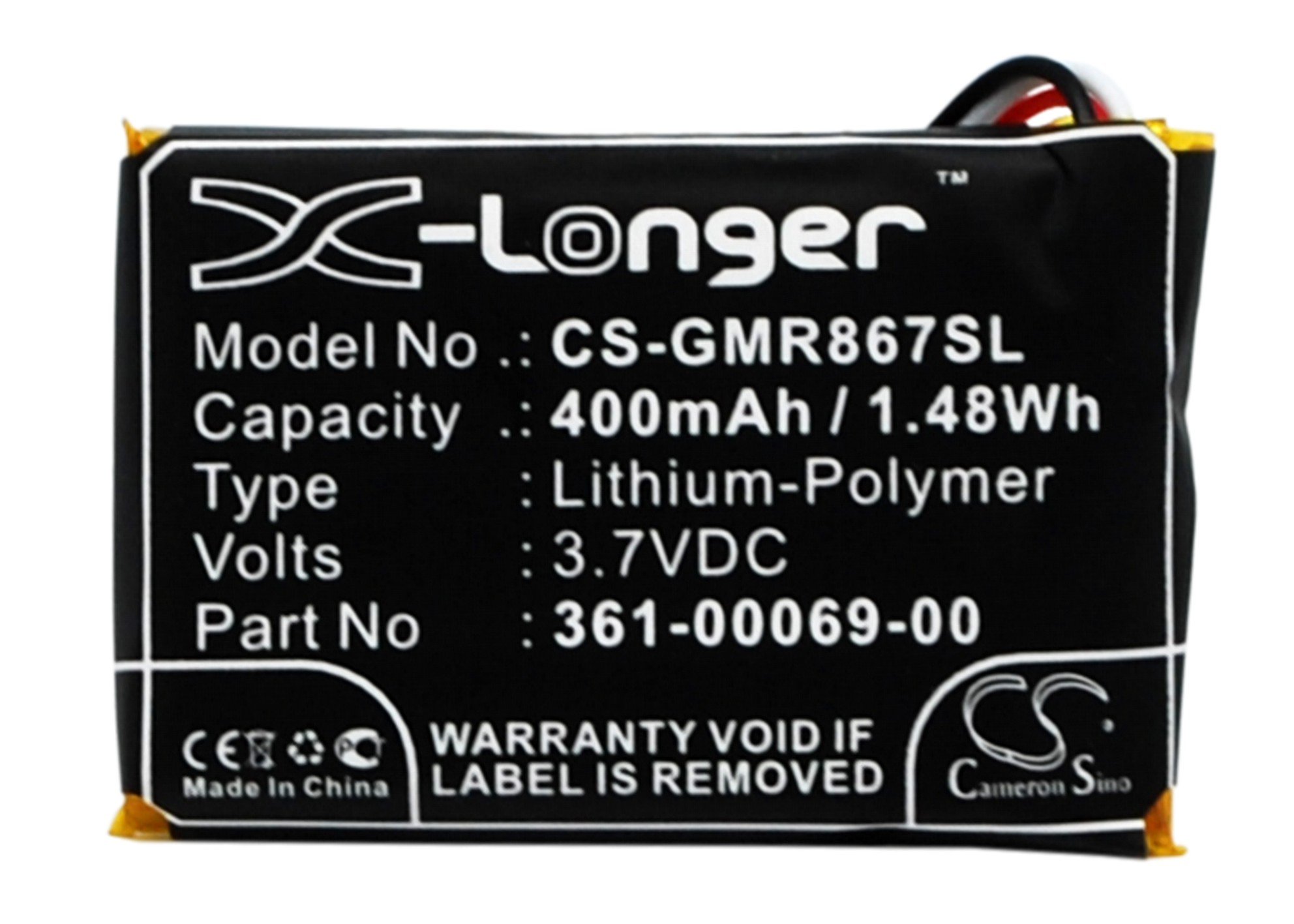 Replacement Battery for 010-11867-10, 010-11925-00, Barklimiter bark Control Collar, Barklimiter Deluxe, Barklimiter Deluxe Anti Bark Collar, Delta Sport, Delta Training Collar, GAB102