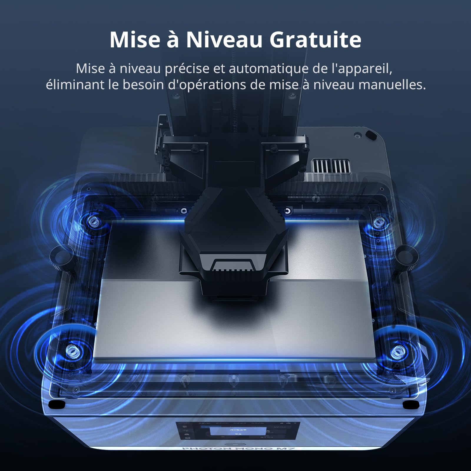 ANYCUBIC Photon Mono M7 Imprimante 3D Résine, Écran 10.1'' 14K HD avec COB LighTurbo 3.0, Impression Rapide 150mm/h, Imprimante 3D Résine Intelligente, Volume de Construction de 223x126x230 mm