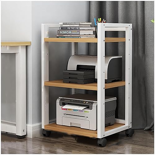 Miniatura 12 de Shelves Removable Audio Stand CD Rack Corner Rack Component Cabinet Stereo Rack Audio Tower with Height Adjustable Wooden Shelf for
