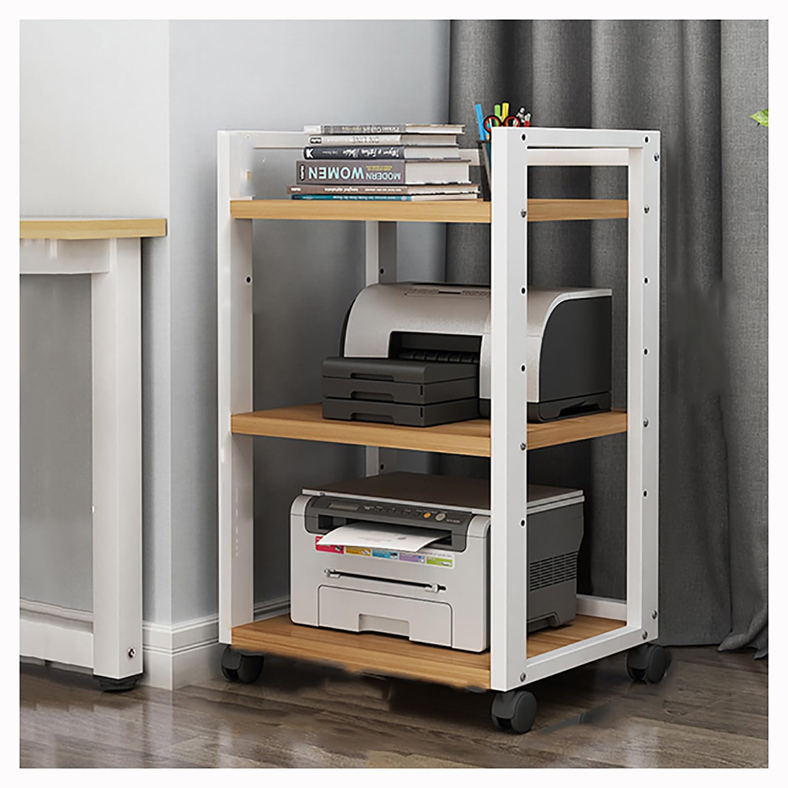Tower CD Rack de prestige meuble en bois d'exception pour équipement audio et vidéo