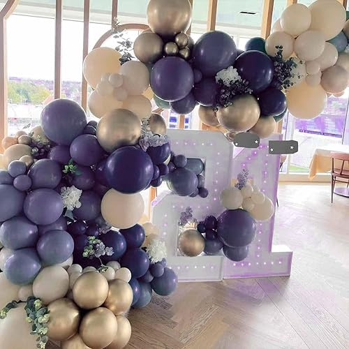 Vista 696 de PartyWoo Globos dorados metálicos, 50 globos metálicos dorados de 12 pulgadas, globos dorados para guirnalda de globos o arco de globos como