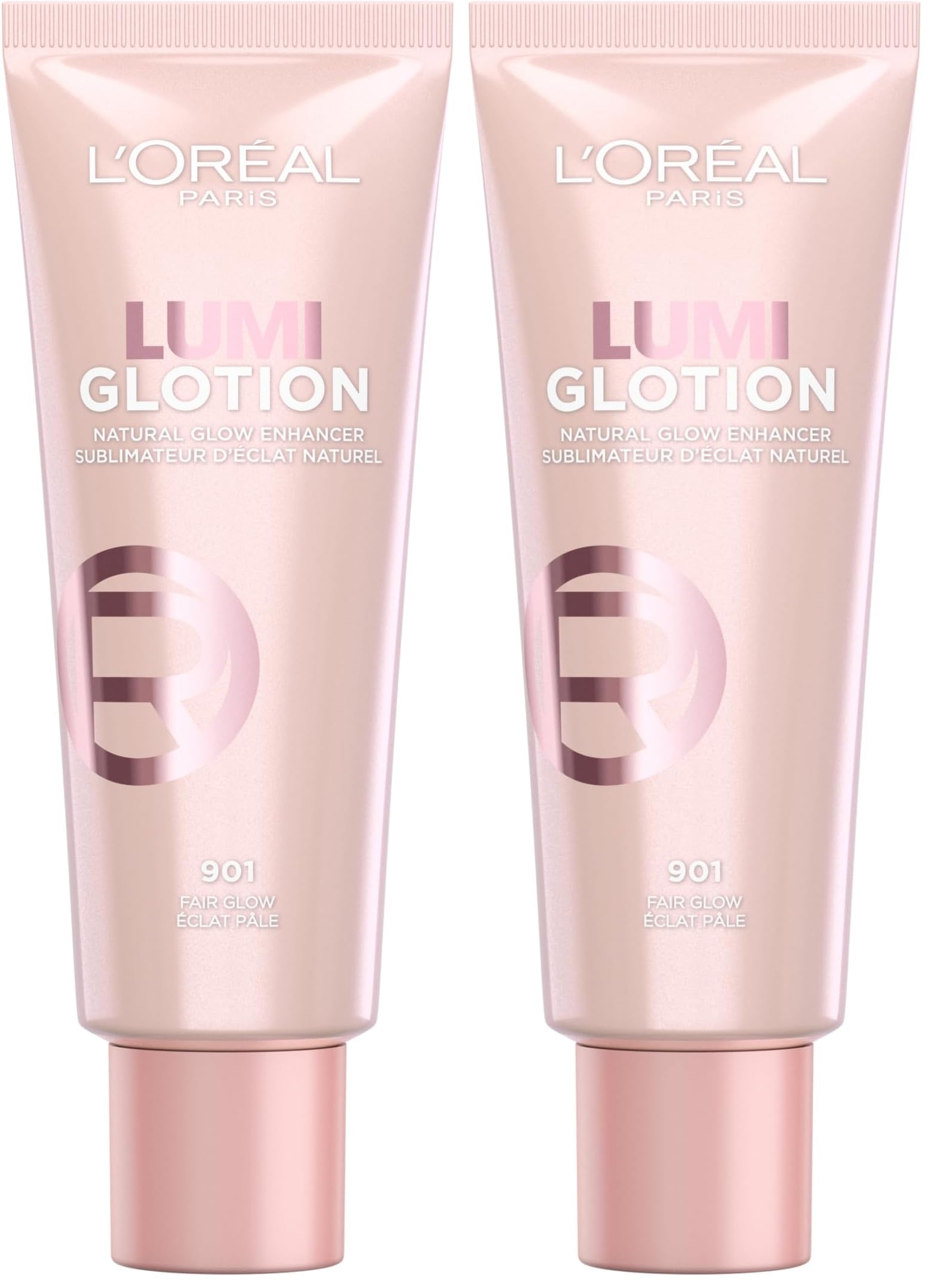 L'ORÉAL PARIS Glotion All-In-One Doğal Işıltı Aydınlatıcı Losyon - 901 Fair Glow (2 paketi)