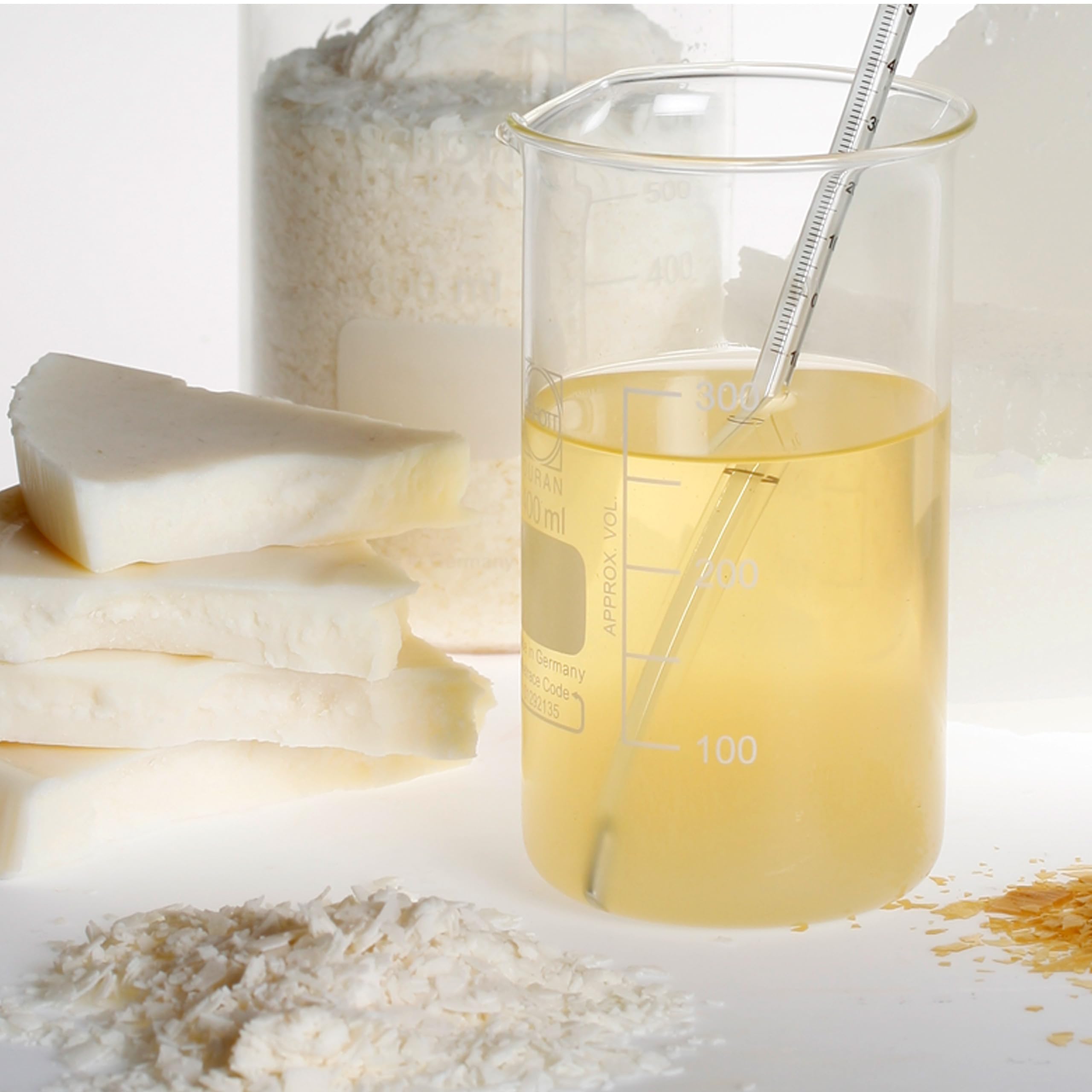 Wax & Wicks – Parafina refinada I Cera para Velas I Velas caseras I Mezcla con perfumes y colorantes I Estabilidad química I Sin impurezas I Combustión Ideal I 25 KG