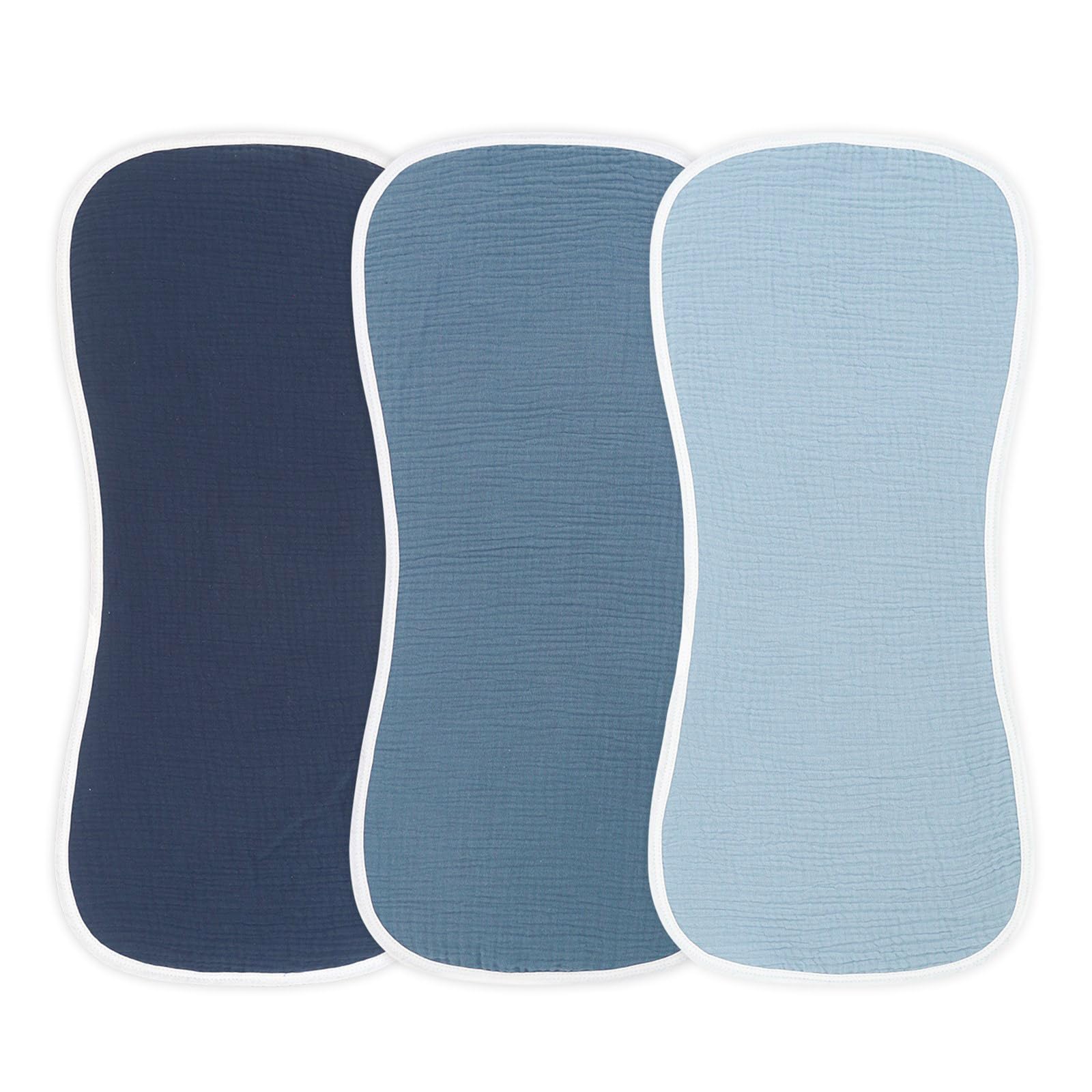 HZBB 3pcs / set Comfortable Baby Burping Cloth Cotton Breathable Teething Cloth Comfortable Newborns Shoulder Pad Face Towel Saliva Towel