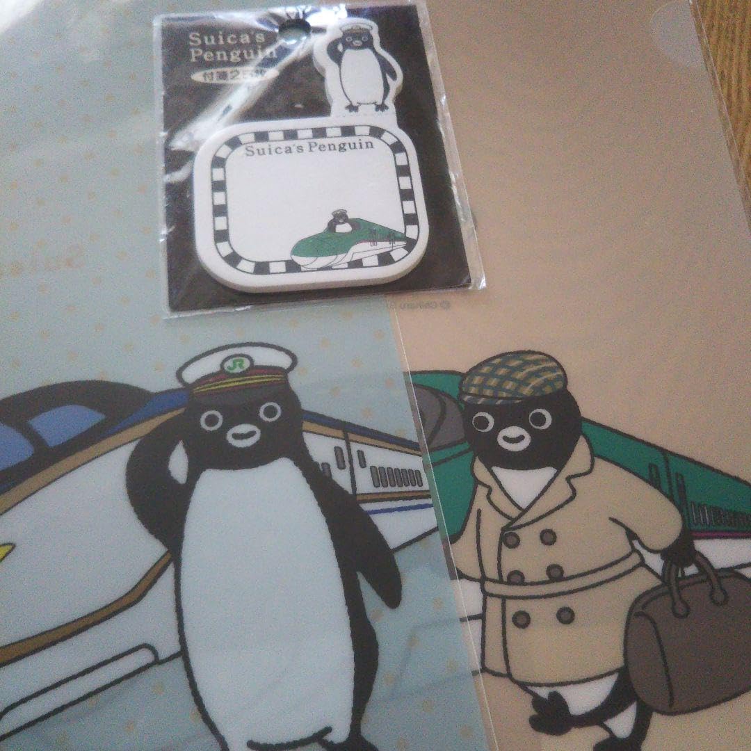 Suicaペンギン北海道 クリアファイルと付箋 Suicaペンギン北海道 クリアファイルと付箋 - メルカリ