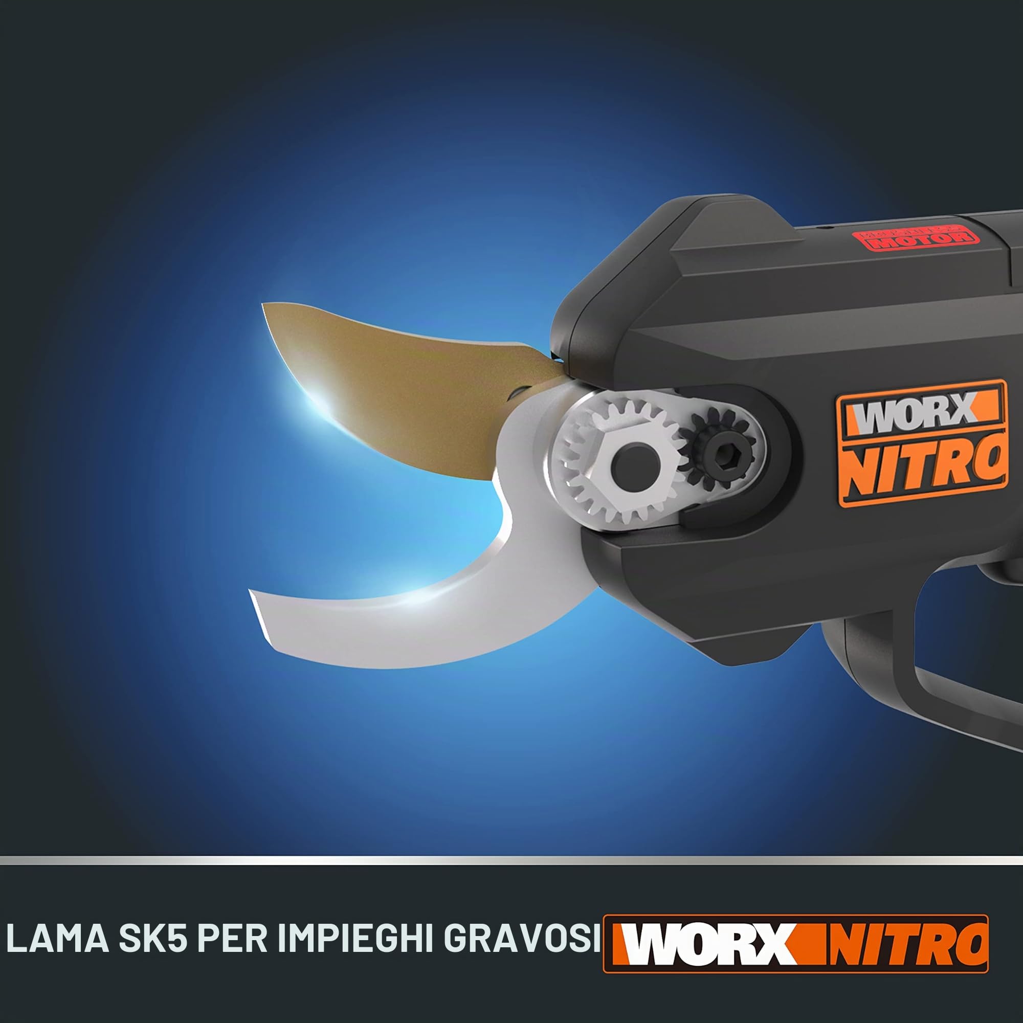 WORX NITRO 20V MAX Cesoia Elettrica WG330E.1 Cesoia da Potatura a Batteria