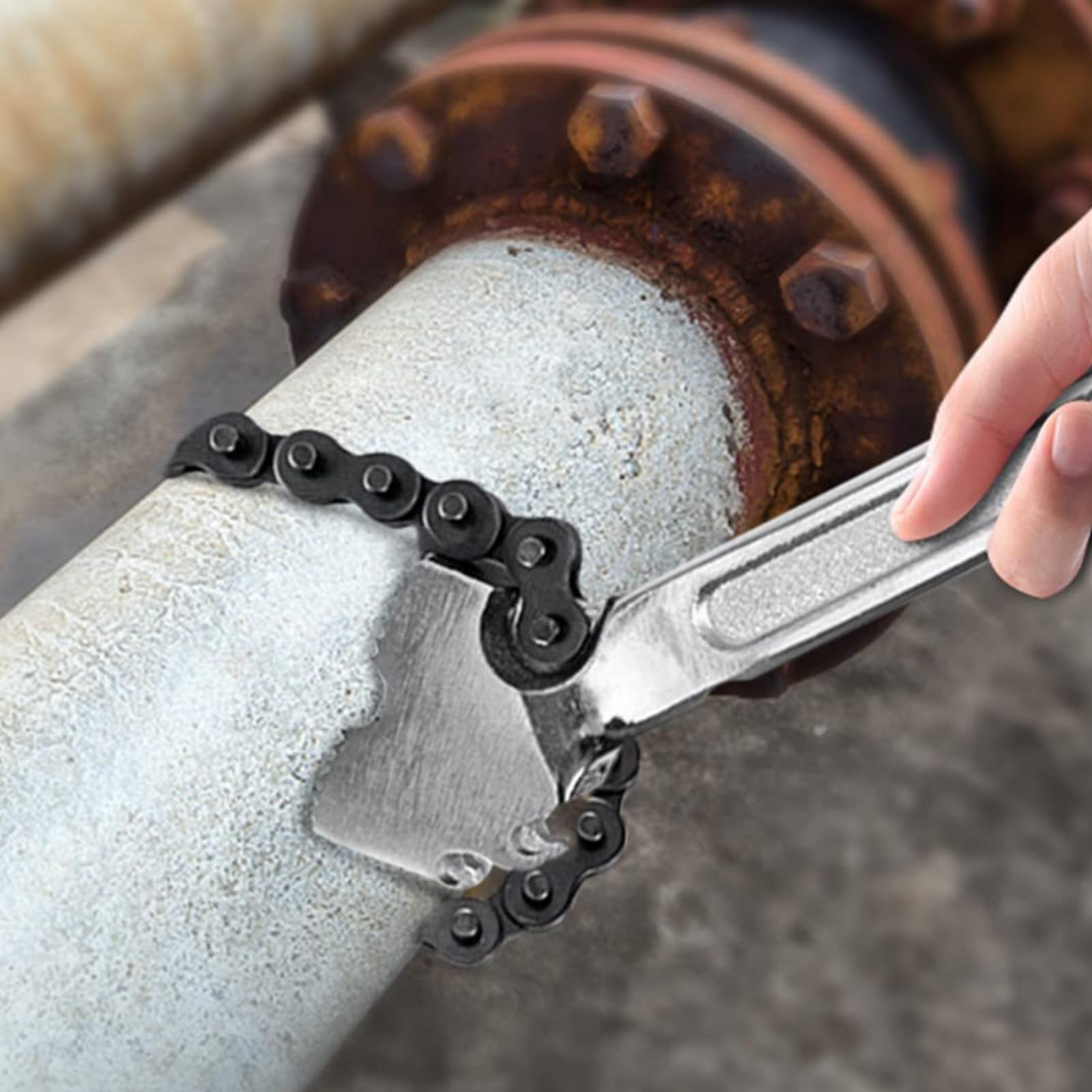 Giratubi a Professionale Utensile | Alta Resistenza, Giratubi con Flessibile, Resistente, per Idraulica, Idraulici