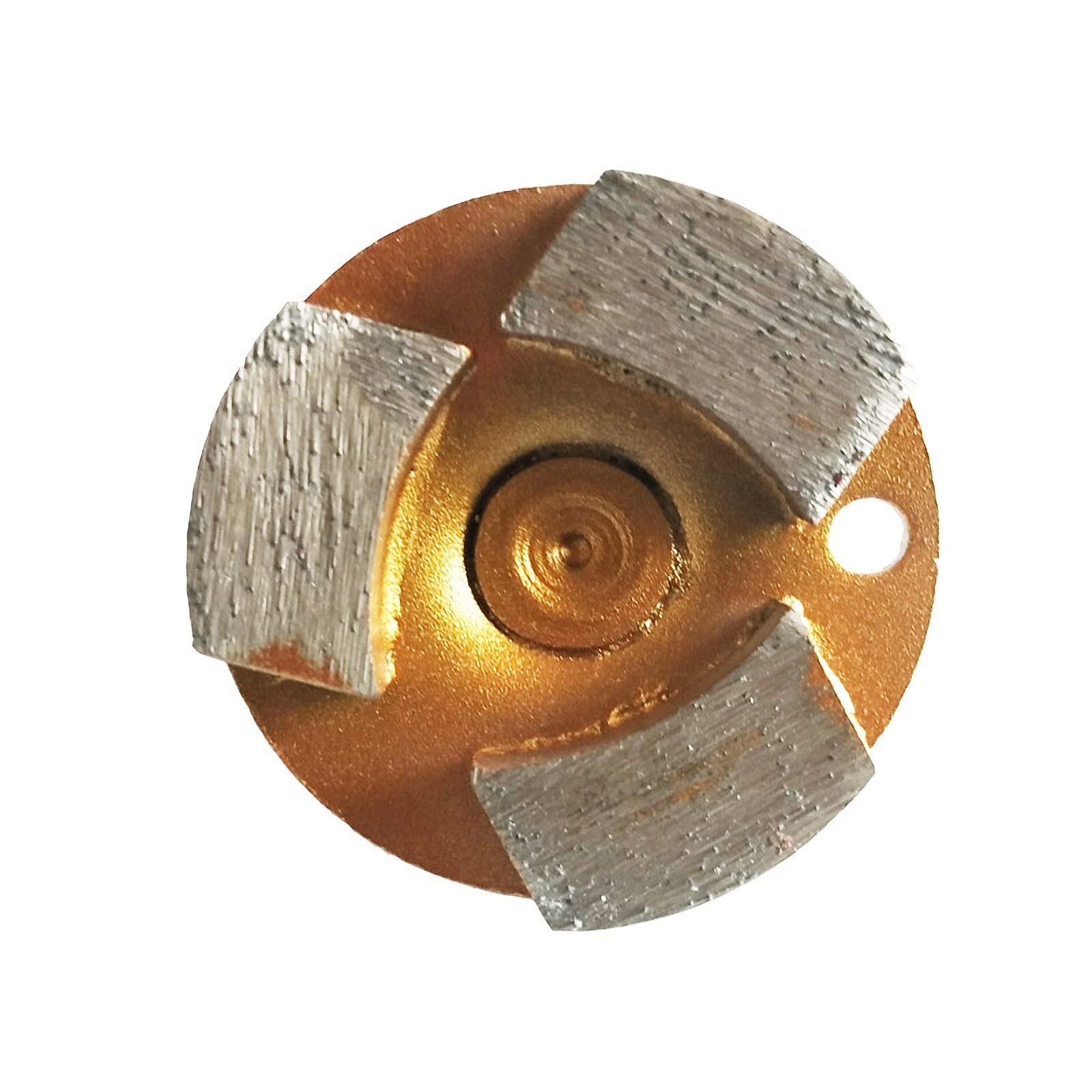 TECHTONGDA 1 PC Diamond Grinding Head for Triangle Plate of Floor Grinding Machine