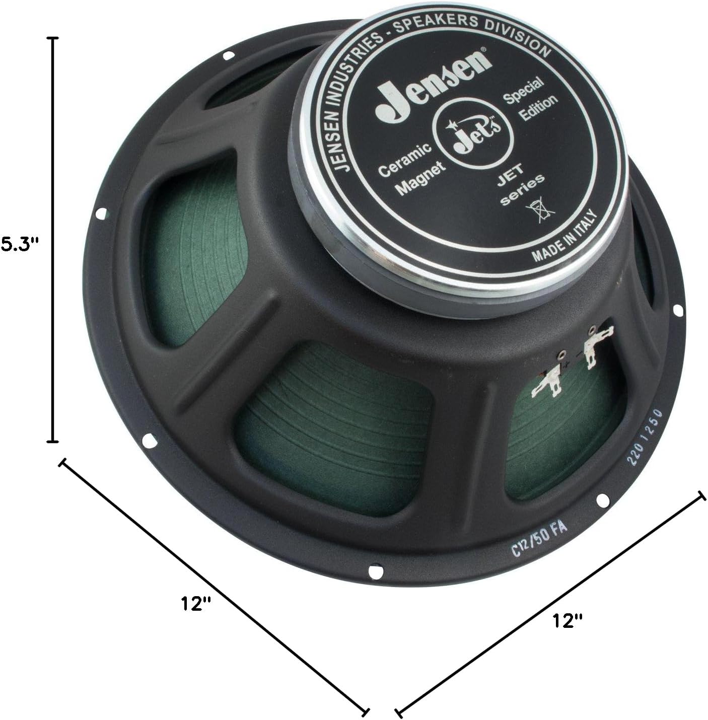 Jensen Jet Series 12-50FA-16 12-Inch Falcon 16 Ohm Jet Speaker