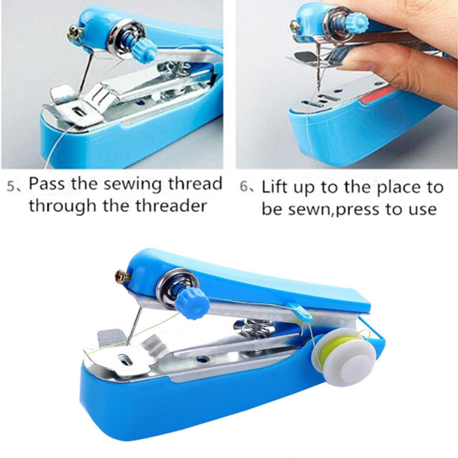 Mini-Nähmaschine - Handstichgewebe, tragbarer Werkzeughersteller, Kompaktes manuelles Gerät | Langlebige Kreative Leichte Nähmaschine Für Kinder Anfänger Quilten Kleidung Vorhang Reparatur