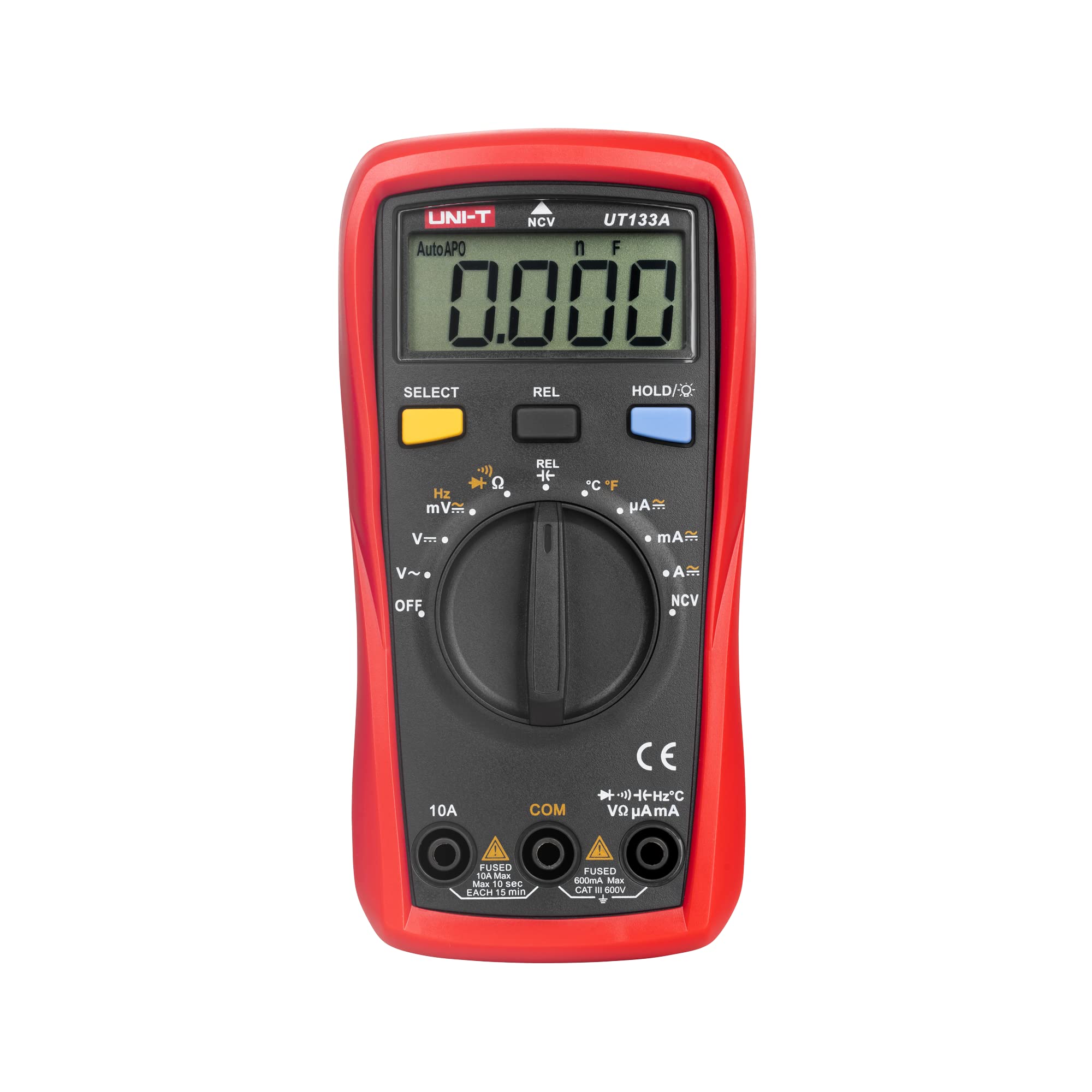 Mètre universel de mesure de YuT133A / MIE0435 / Fonction NCV/écran LCD