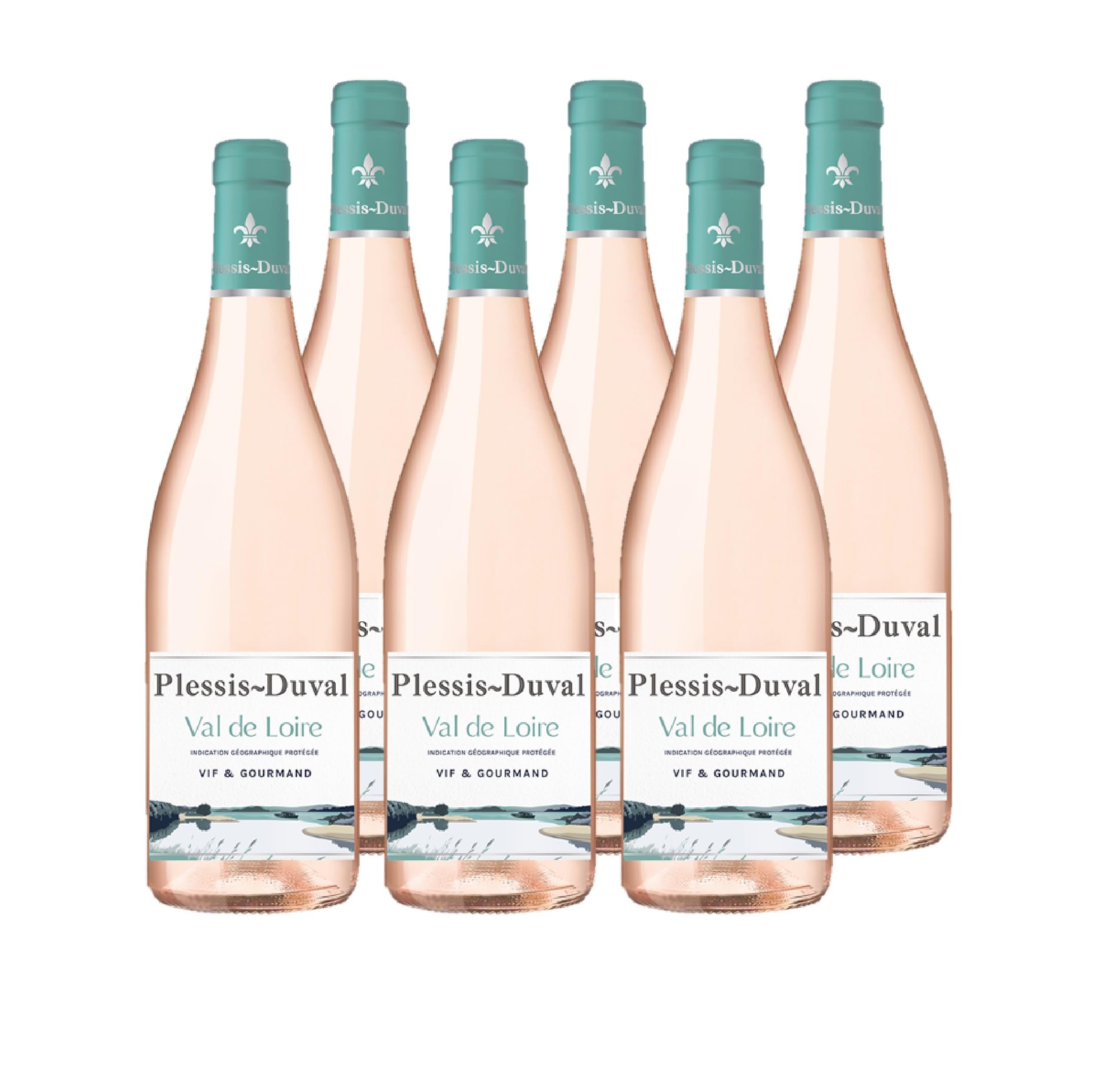 Plessis-Duval - Vin Rosé - IGP Val de Loire - 6x75cl