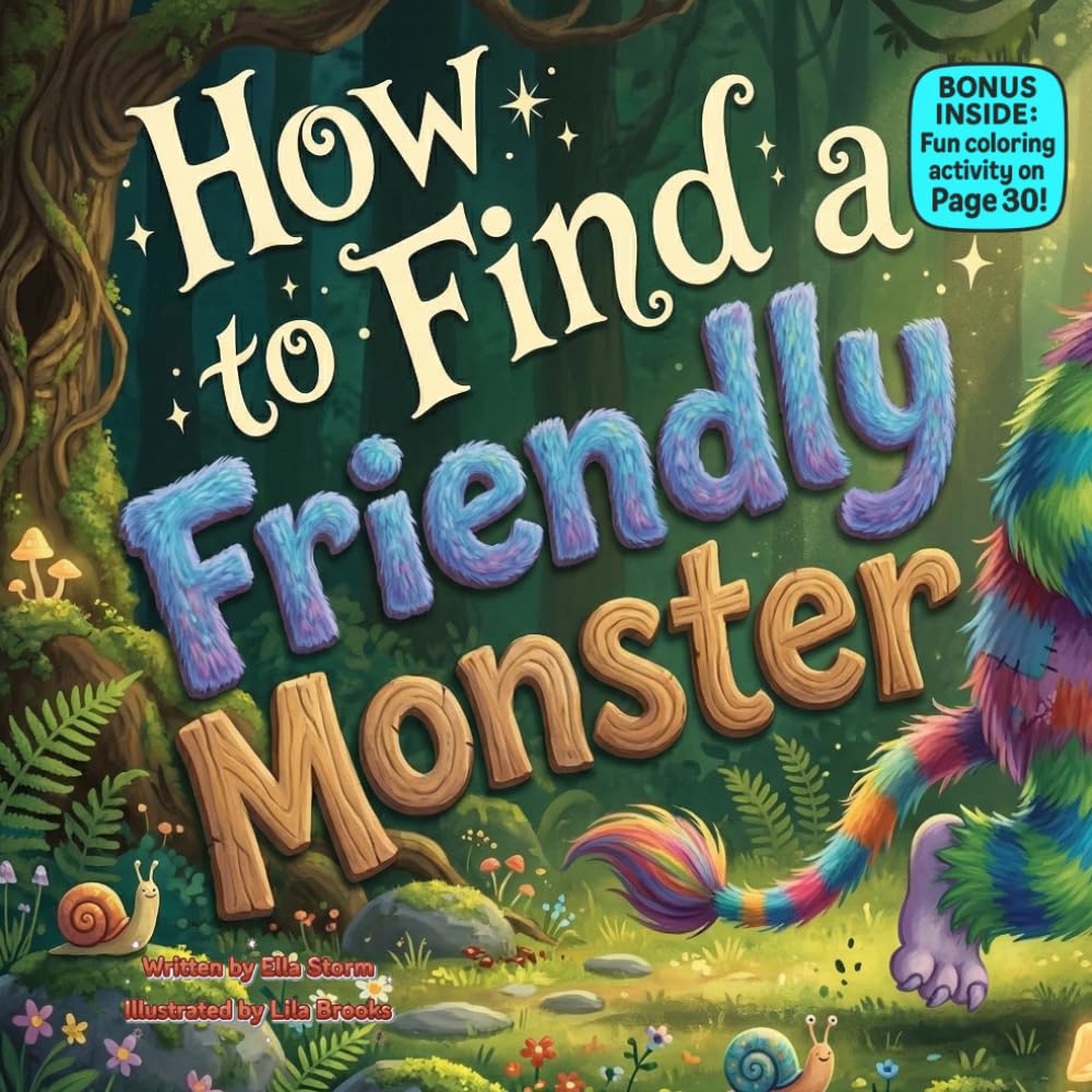 How to Find a Friendly Monster: A Silly Rhyming Adventure About Bravery, Cookies, and Making New Friends