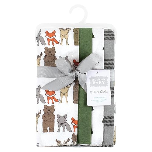 Miniatura 1000 de Hudson Baby - Paños unisex de franela de algodón para bebé, avión, talla única