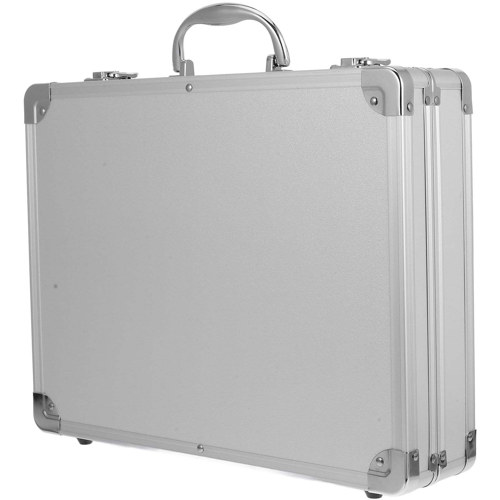 Maleta de Aluminio Gran Capacidad y Diseño Antichoque, Caja Organizadora Portátil para Herramientas Asa, Adecuado para Talleres y Oficinas