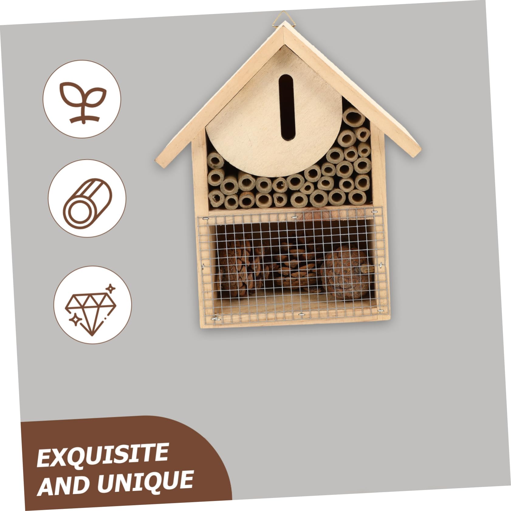 Cabilock Per Api Da Giardino Per Insetti Dipinta Arnia Sospesa Per Impollinatori
