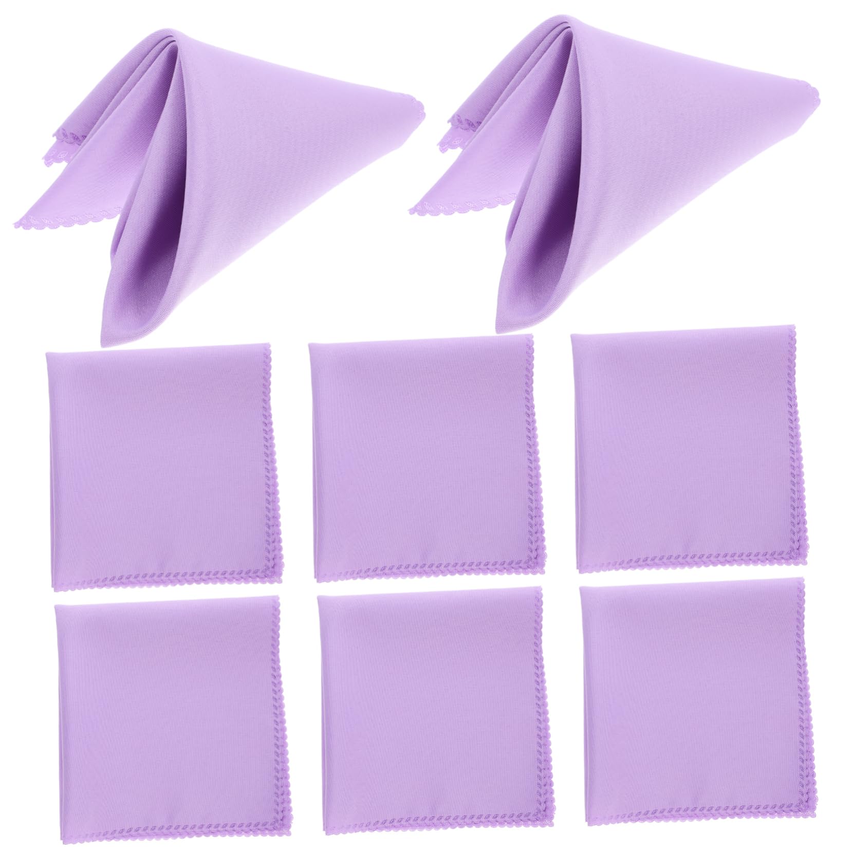 Servilletas de color sólido lavables para mesa de cena en restaurantes, paquete de 10
