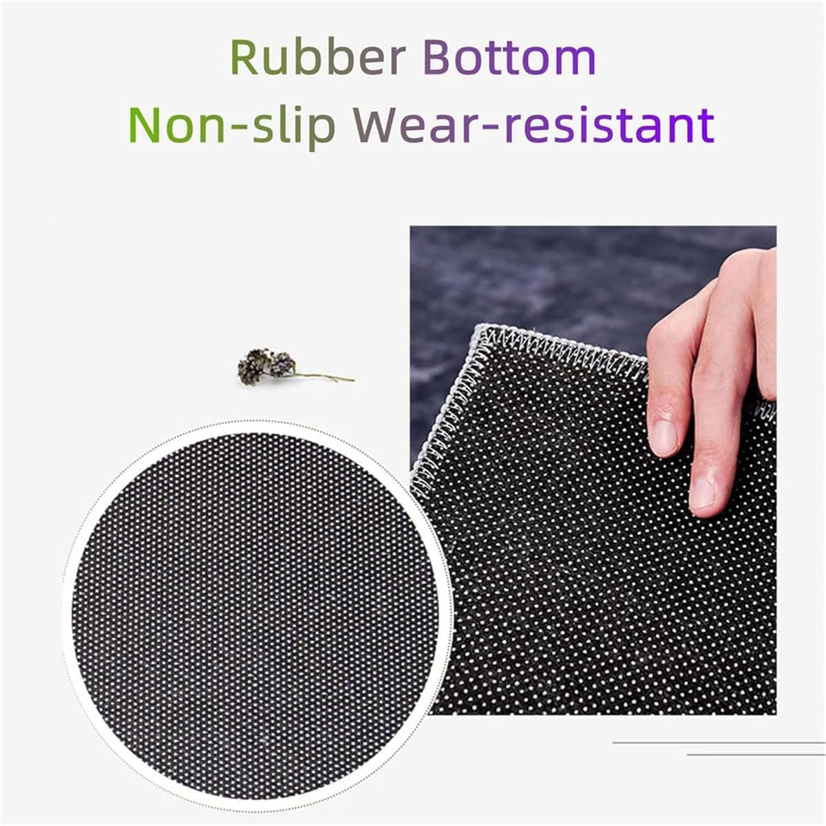 Alfombra eléctrica de grafeno calefacción, temporizador y calentamiento rápido; sistema calefacción radiante por infrarrojos para suelos alfombra calefactable impermeable y ajustable,A,50*80CM