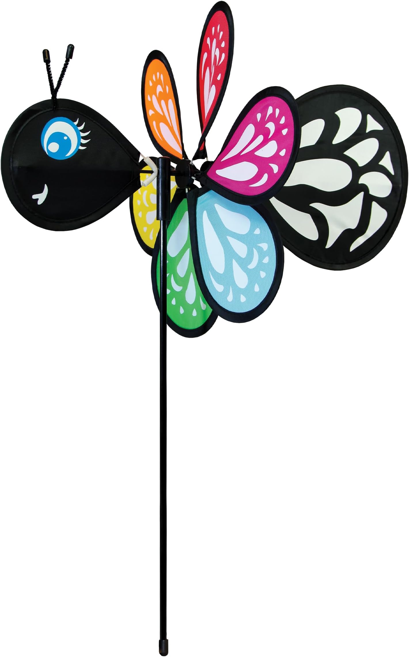in the Breeze 2800 — Butterfly Ground Spinner — Small Wind Spinner for Gardens, Planters, Flower Pots, Yards