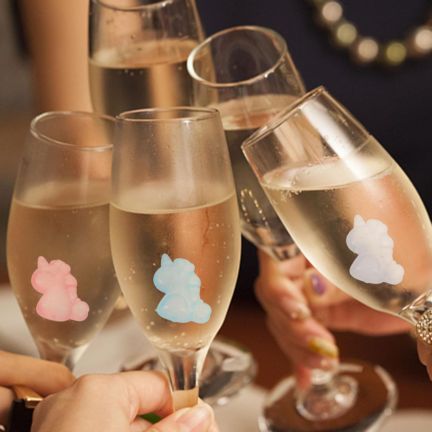 12pcs Adorable Whiskey Stones Wear-resistant Wine Chillers Xmas