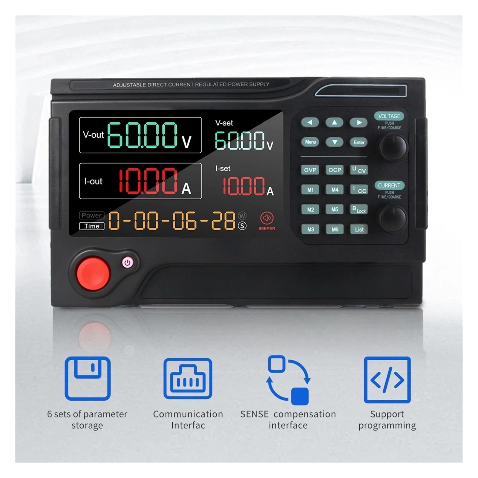 Wysokie napięcie 2400 W 800 V 3 A Laboratorium DC zasilacz sieciowy programowalny zasilacz impulsowy (Usb-600 V 5 a 100 mv 10 ma, 110 V)