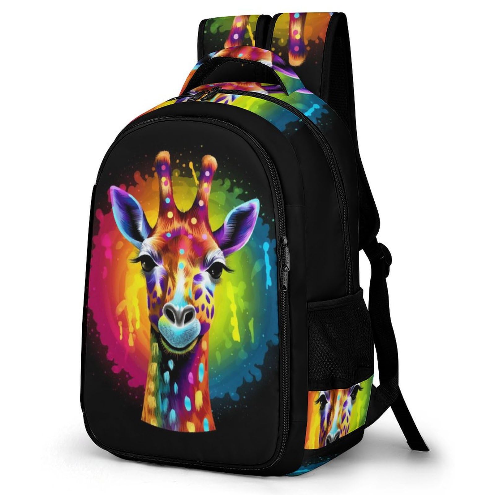 Tpisli Boys Style-23 Children's Giraffe Backpack, Schoolbag Animal Giraffe Large Capacity Students Bookbag Rucksack Knapsack For Girls Adults Teen