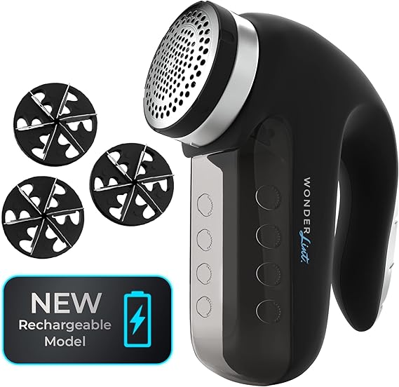 Wonder Lint Rechargeable Fabric Sweater Shaver Fuzz Pill Bobble Remover