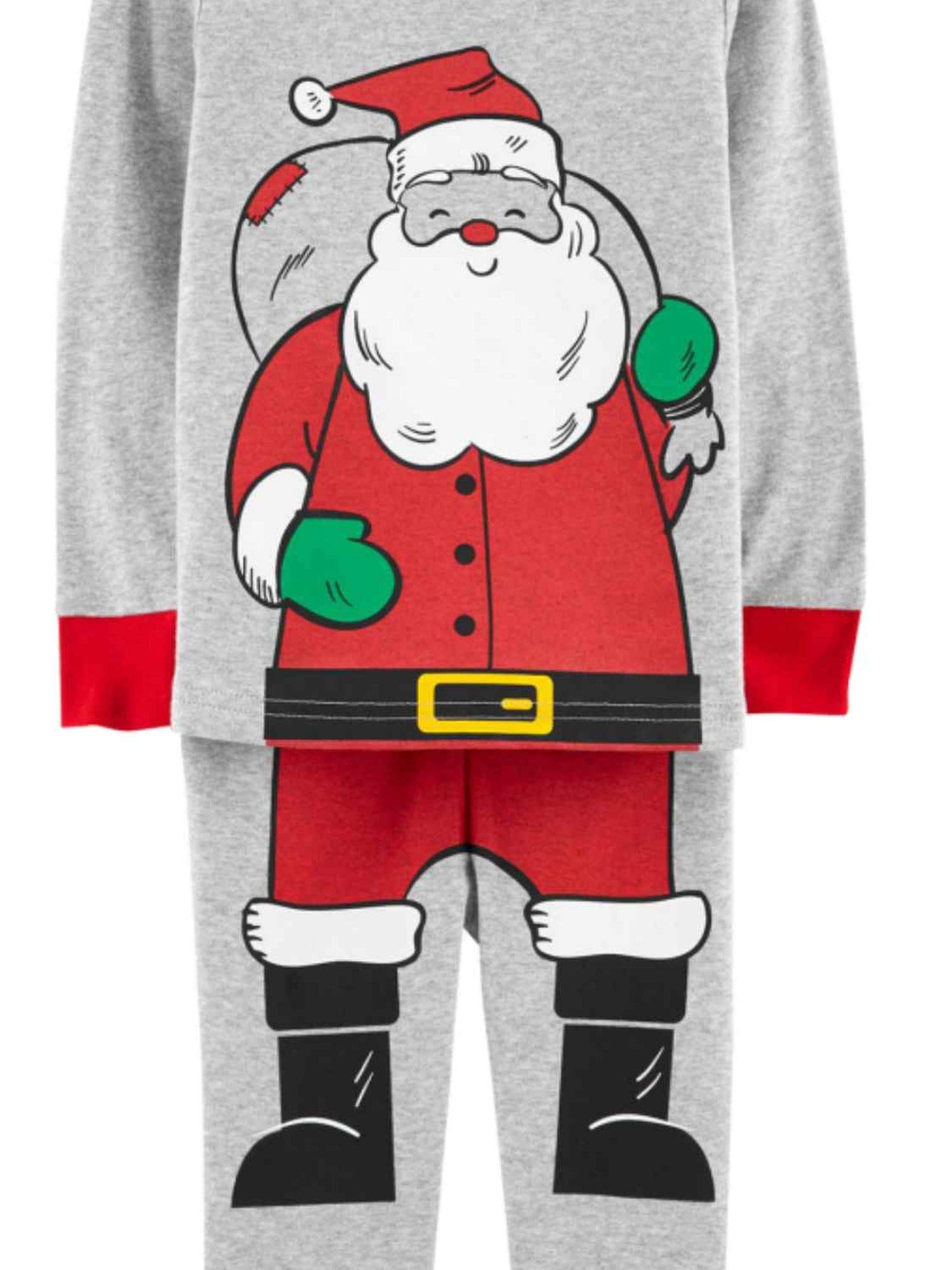 Carter's Baby Boys 2-Pc. Snug-Fit Santa Cotton Pajamas Set